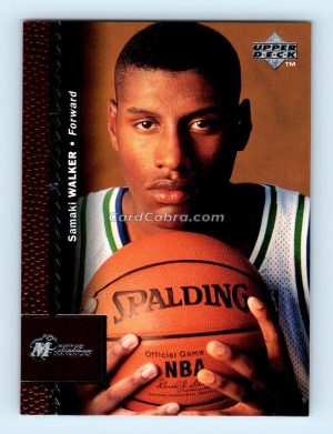 1996 Upper Deck #207 Samaki Walker Dallas Mavericks Rookie Card