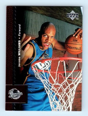 1996 Upper Deck #217 Jerome Williams Detroit Pistons Rookie Card