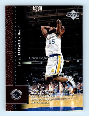 1996 Upper Deck #222 Latrell Sprewell Golden State Warriors