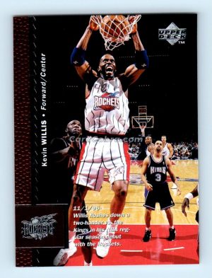 1996 Upper Deck #227 Kevin Willis Houston Rockets