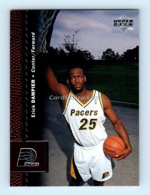 1996 Upper Deck #228 Erick Dampier Indiana Pacers Rookie Card