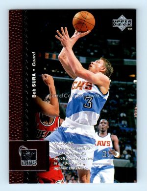 1996 Upper Deck #23 Bob Sura Cleveland Cavaliers