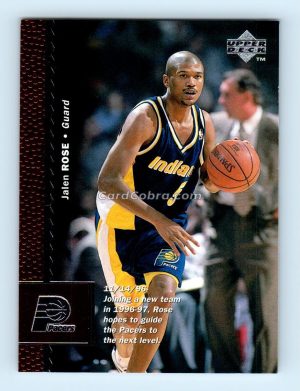 1996 Upper Deck #230 Jalen Rose Indiana Pacers