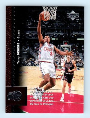 1996 Upper Deck #232 Terry Dehere Los Angeles Clippers