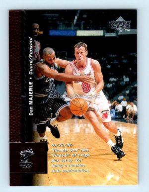 1996 Upper Deck #244 Dan Majerle Miami Heat