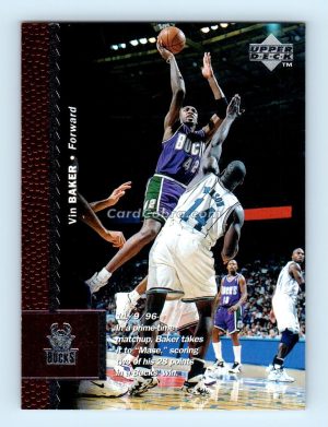 1996 Upper Deck #247 Vin Baker Milwaukee Bucks