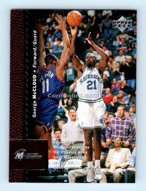 1996 Upper Deck #25 George McCloud Dallas Mavericks