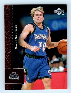 1996 Upper Deck #252 Shane Heal Minnesota Timberwolves Rookie Card