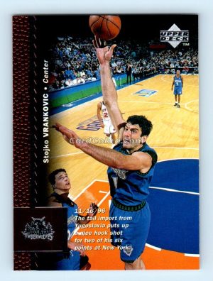 1996 Upper Deck #254 Stojko Vrankovic Minnesota Timberwolves