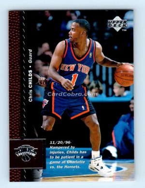 1996 Upper Deck #259 Chris Childs New York Knicks