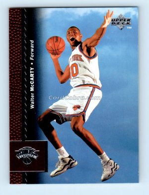 1996 Upper Deck #263 Walter McCarty New York Knicks Rookie Card