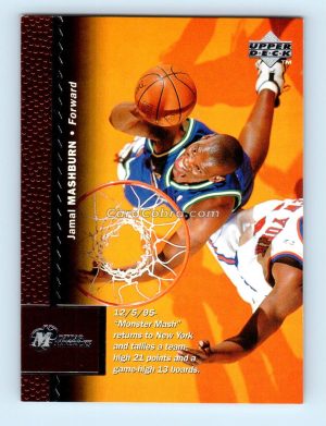 1996 Upper Deck #27 Jamal Mashburn Dallas Mavericks