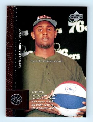 1996 Upper Deck #273 Lucious Harris Philadelphia 76ers