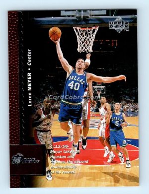 1996 Upper Deck #28 Loren Meyer Dallas Mavericks