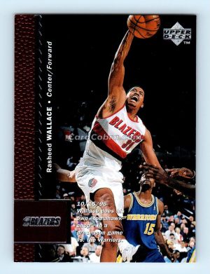 1996 Upper Deck #287 Rasheed Wallace Portland Trail Blazers