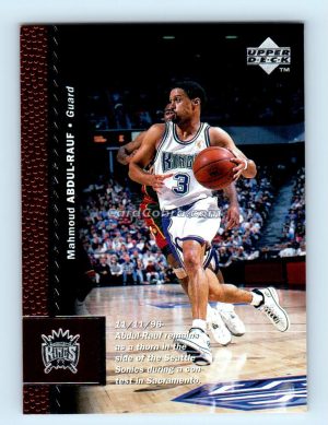 1996 Upper Deck #288 Mahmoud Abdul-Rauf Sacramento Kings