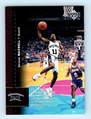 1996 Upper Deck #294 Vernon Maxwell San Antonio Spurs