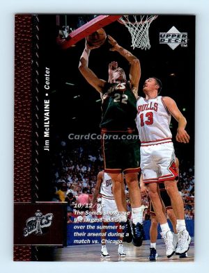 1996 Upper Deck #297 Jim McIlvaine Seattle SuperSonics