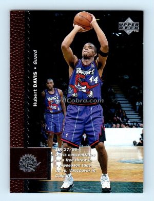 1996 Upper Deck #300 Hubert Davis Toronto Raptors