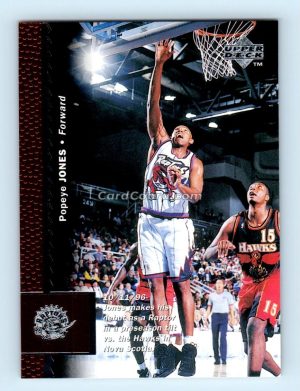 1996 Upper Deck #301 Popeye Jones Toronto Raptors