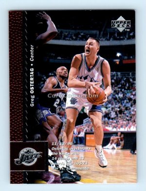 1996 Upper Deck #305 Greg Ostertag Utah Jazz