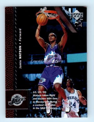 1996 Upper Deck #307 Jamie Watson Utah Jazz