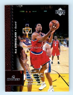 1996 Upper Deck #314 Rod Strickland Washington Bullets