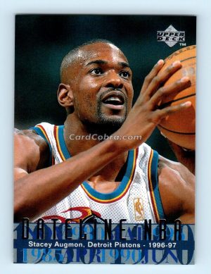 1996 Upper Deck #325 Stacey Augmon Detroit Pistons/Atlanta Hawks