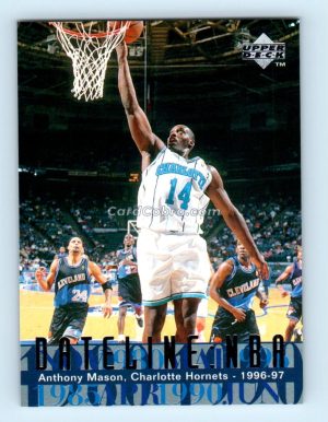 1996 Upper Deck #326 Anthony Mason Charlotte Hornets/New York Knicks