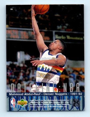 1996 Upper Deck #328 Mahmoud Abdul-Rauf Sacramento Kings/Denver Nuggets