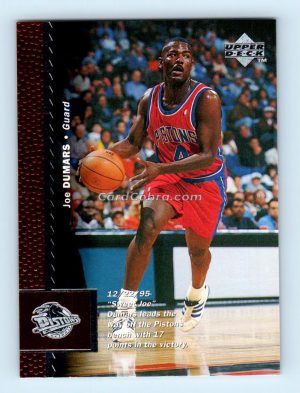 1996 Upper Deck #33 Joe Dumars Detroit Pistons