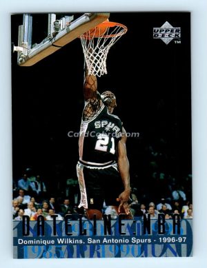 1996 Upper Deck #330 Dominique Wilkins San Antonio Spurs/Atlanta Hawks