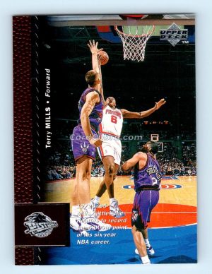 1996 Upper Deck #36 Terry Mills Detroit Pistons