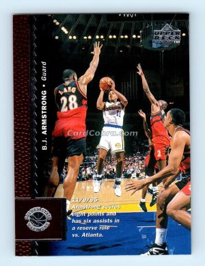 1996 Upper Deck #38 B.J. Armstrong Golden State Warriors