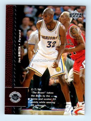 1996 Upper Deck #42 Joe Smith Golden State Warriors