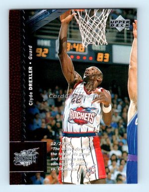 1996 Upper Deck #44 Clyde Drexler Houston Rockets