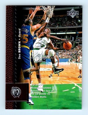 1996 Upper Deck #5 Dee Brown Boston Celtics