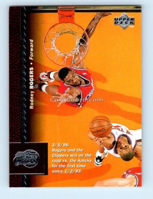 1996 Upper Deck #56 Rodney Rogers Los Angeles Clippers