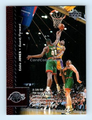 1996 Upper Deck #59 Eddie Jones Los Angeles Lakers