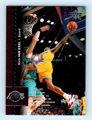 1996 Upper Deck #62 Nick Van Exel Los Angeles Lakers