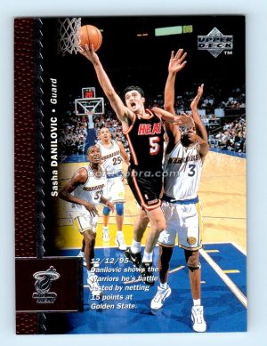 1996 Upper Deck #65 Sasha Danilovic Miami Heat