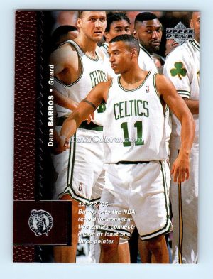 1996 Upper Deck #9 Dana Barros Boston Celtics