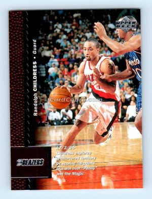 1996 Upper Deck #99 Randolph Childress Portland Trail Blazers