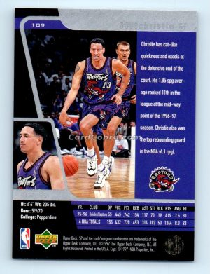 1996 Upper Deck SP #109 Doug Christie Toronto Raptors