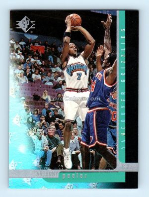 1996 Upper Deck SP #120 Anthony Peeler Vancouver Grizzlies