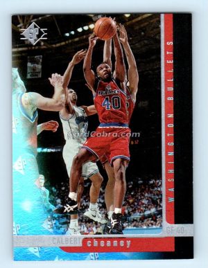 1996 Upper Deck SP #122 Calbert Cheaney Washington Bullets