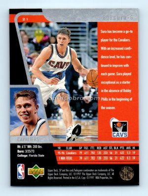 1996 Upper Deck SP #21 Bob Sura Cleveland Cavaliers