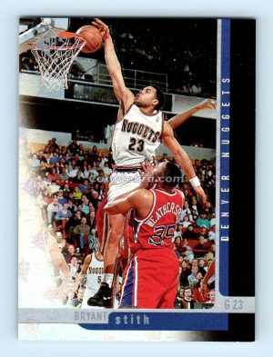 1996 Upper Deck SP #30 Bryant Stith Denver Nuggets