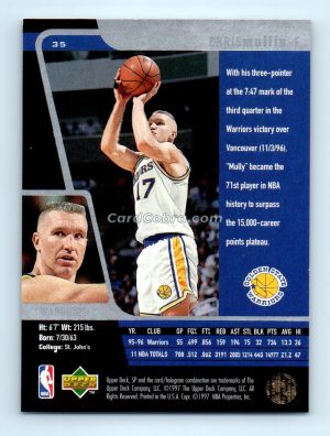 1996 Upper Deck SP #35 Chris Mullin Golden State Warriors