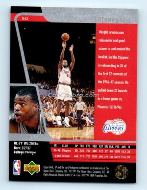 1996 Upper Deck SP #50 Loy Vaught Los Angeles Clippers